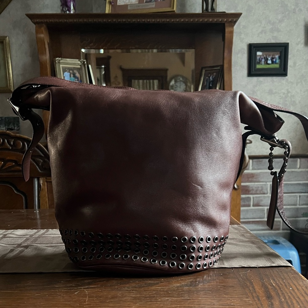 Authentic Coach bucket purse